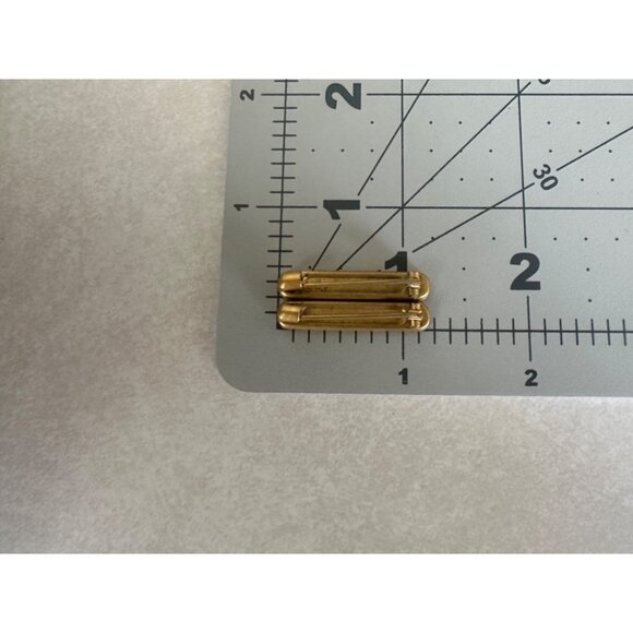 Antique Victorian bundle 2 gold filled red glass seed pearls bar pins brooches - Picture 6 of 6